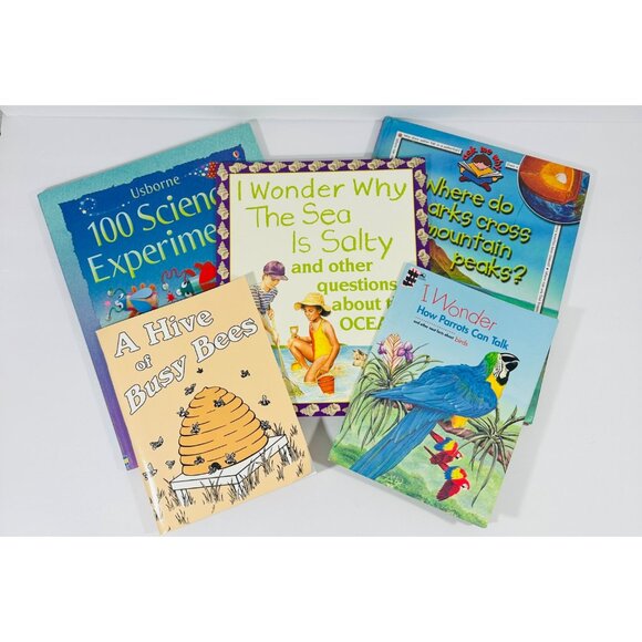 Childrens Educational Books Lot Of 5 Featuring Science Experiments Nature & Anim - Picture 6 of 6